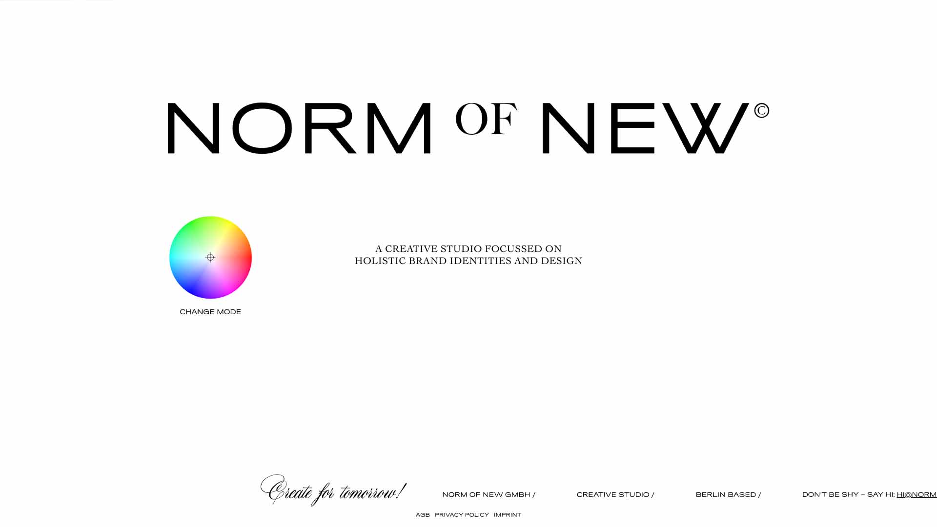 DEONT | Projekte | Webentwicklung & Webdesign | NORM OF NEW
